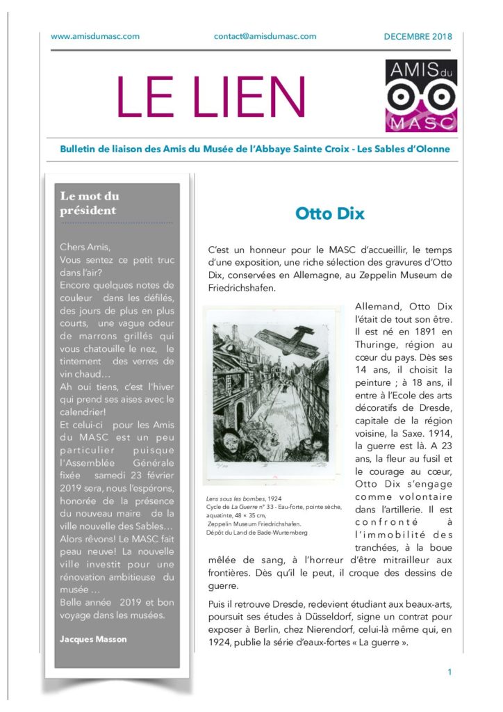 Lire la suite à propos de l’article Décembre 2018