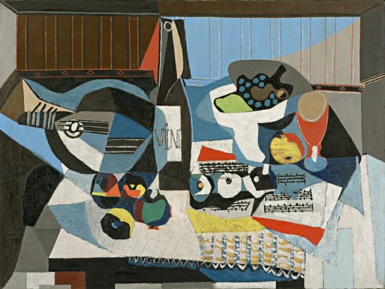 Picasso Bouteille de vin Fondation Beyeler